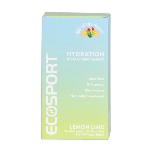 EcoSport Hydration Lemon Lime 24 Count by Lily Of The Desert