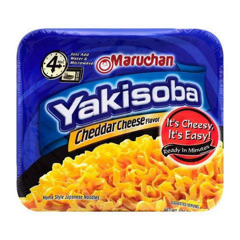Yakisoba Cheddar Cheese Flavor 4 Oz (Case Of 8) by Maruchan