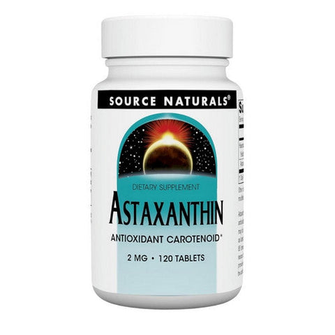 Source Naturals, Astaxanthin, 2 MG, 120 Tabs Source Naturals