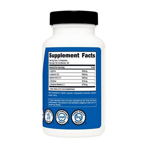 Nutricost, Nitric Oxide Booster, 2250 Mg, 90 Caps Nutricost