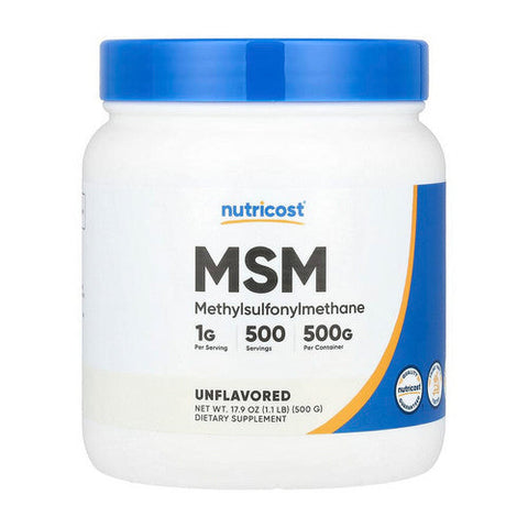 Nutricost, Msm Unflavoured, 500 Grams Nutricost