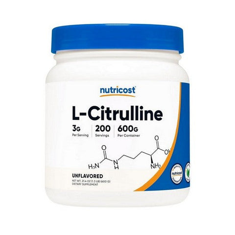 Nutricost, L-Citrulline Base Powder, 600 Grams Nutricost