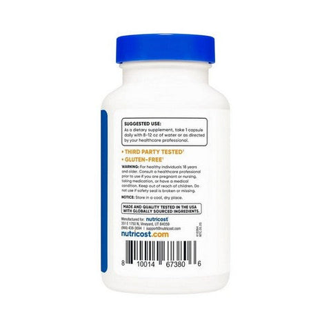 Nutricost, Calcium D-Glucarate, 500 Mg, 120 Caps Nutricost