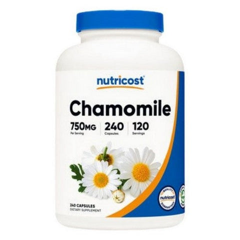 Nutricost, Chamomile Capsules, 750 Mg, 240 Count Nutricost