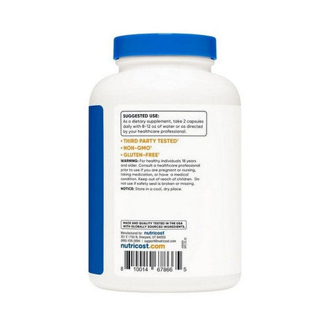 Nutricost, Monolaurin Capsules, 1000 Mg, 240 Count Nutricost