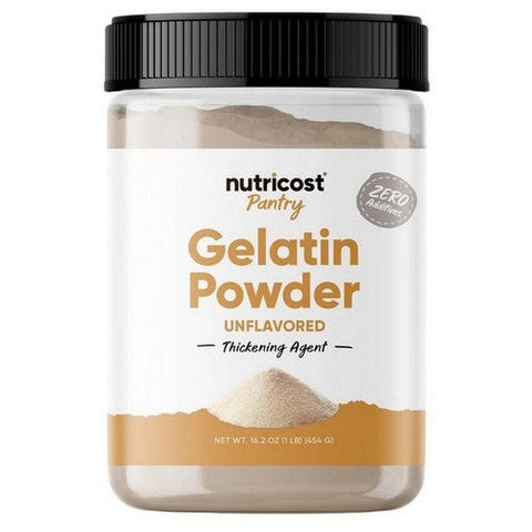 Nutricost, Pantry Gelatin Powder Unflavored, 1 Lb Nutricost