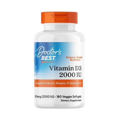 Vitamin D3 180 Veggie Softgels by Doctors Best