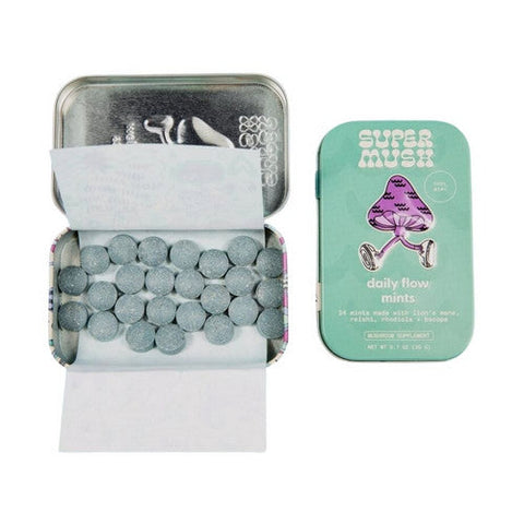 SuperMush, Daily Flow SuppleMints, 24 Count SuperMush