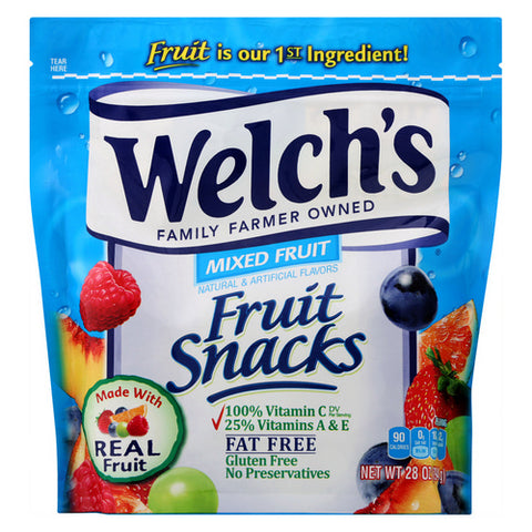 Fruit Snacks Mixed Fruit Large Bulk Bag 28 Oz (Case Of 6) by Welch's