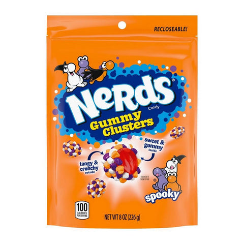 Spooky Gummy Clusters Halloween Candy 8 Oz (Case Of 6) by Nerds