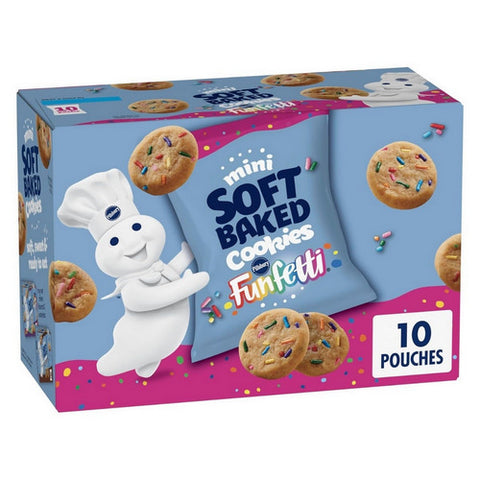 Funfetti Mini Soft Baked Cookies 10 Oz (Case Of 4) by Pillsbury