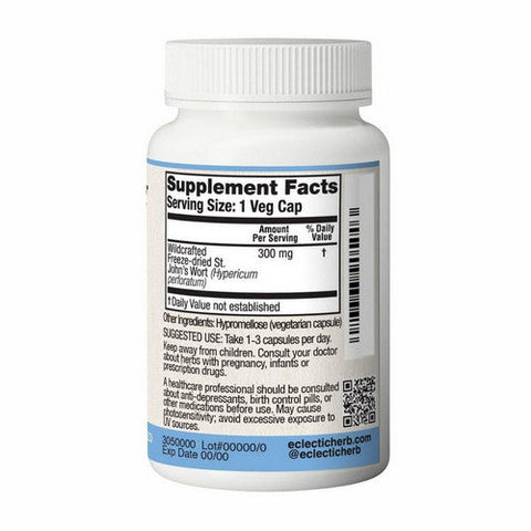Eclectic Herb, St. John's Wort, 300 Mg, 120 Veg Caps Eclectic Herb