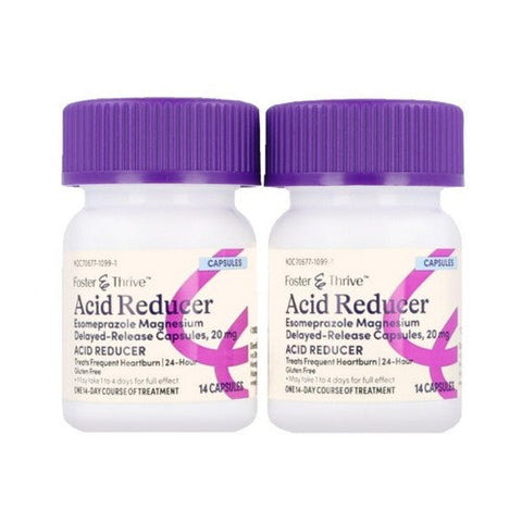 Foster And Thrive, Acid Reducer, 20 Mg, 28 Capsules Foster And Thrive