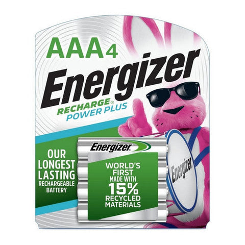 Energizer, Recharge Power Plus Pre-Charged NiMH Batteries AAA, 4 Count Energizer