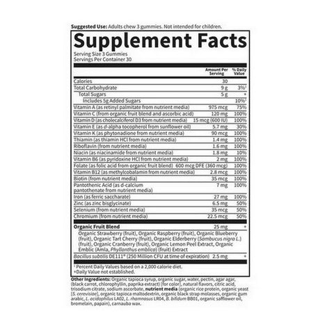 Garden of Life, Vitamin Code Prenatal Multi Cherry Lemonade, 90 Count Garden of Life
