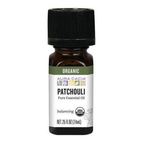 Aura Cacia, Aura Cacia Organic Patchouli Essential Oil, 0.25 Oz Aura Cacia