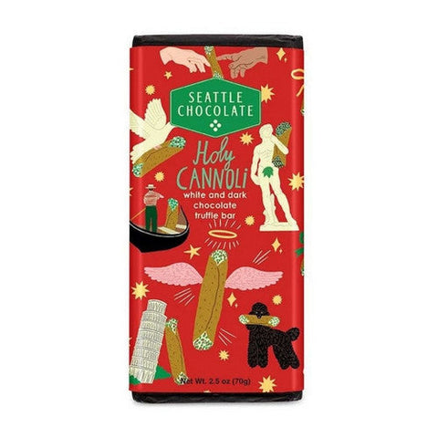 Seattle Chocolate Co., Seattle Chocolate Holy Cannoli Truffle Bar, 2.5 Oz Seattle Chocolate Co.