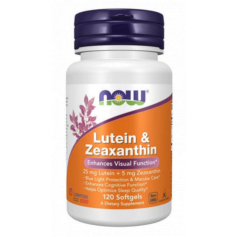 Now Foods, Lutein And Zeaxanthin, 120 Softgels Now Foods