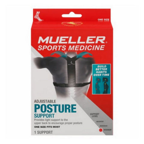 Mueller, Sports Medicine Adjustable Posture Corrector Black, 1 Count Mueller