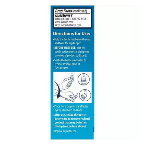 Systane, Hydration Pf Lubricant Eye Drops, 0.34 Oz Systane