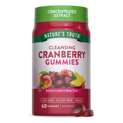 Nature's Truth, Cranberry Gummies Natural Cranberry Mango, 60 Count Nature's Truth