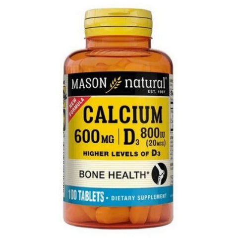 Calcium And Vitamin D3 100 Tabs by Mason