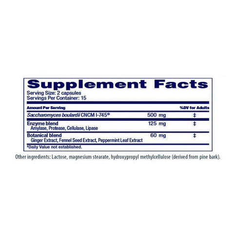 Florastor, Advanced Digestive Gas And Bloat Capsule, 30 Count Florastor