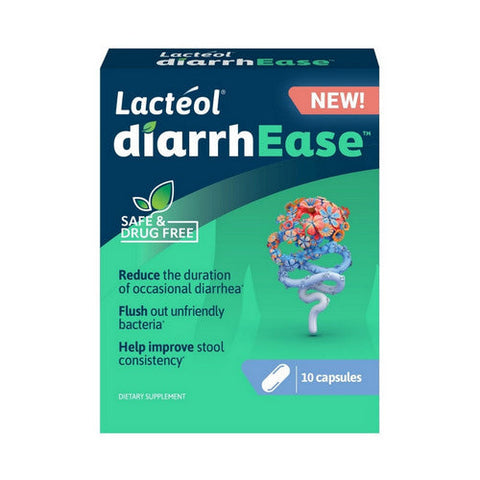 Lacteol, Adult Diarrhea Relief Capsule, 10 Count Lacteol