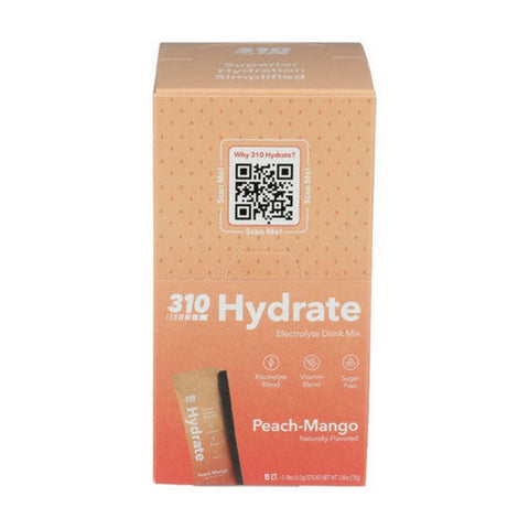 310 Nutrition, Hydrate Peach, 2.6 Oz 310 Nutrition