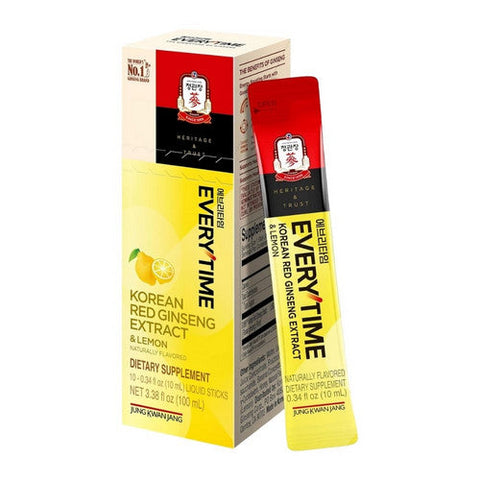 JungKwanJang, Everytime Korean Red Ginseng Lemon, 10 Packets JungKwanJang