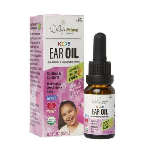 Wallys Natural Products, Organic Ear Oil Kids, 0.5 Oz Wallys Natural Products