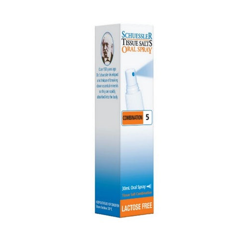 Schuessler Tissue Salts, Comb 5 Nerve Tonic Oral Spray, 30 Ml Schuessler Tissue Salts