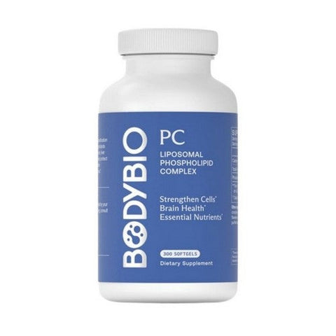 BodyBio, PC Liposomal Phospholipid Complex, 300 Softgels