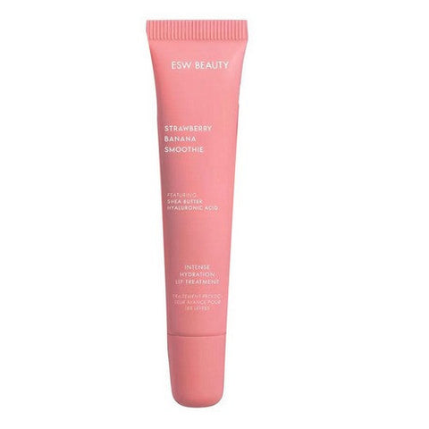 ESW Beauty, Strawberry Banana Smoothie Intense Hydration Smoothie Lip Treatment, 1 Count ESW Beauty