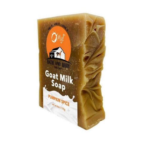 O MY!, Goat Milk Soap Bar Pumpkin Spice, 6 Oz O MY!