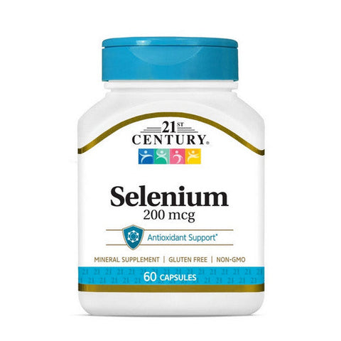 21st Century, Selenium, 200 Mcg, 60 Caps