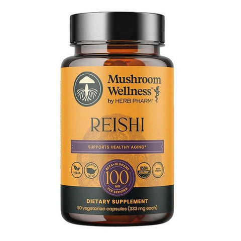 Herb Pharm, Mushroom Wellness Reishi, 90 Count Herb Pharm