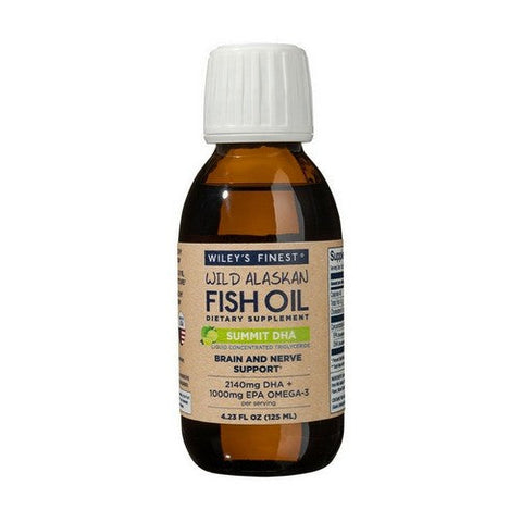 Wiley Wallaby, Wild Alaskan Fish Oil Summit DHA Natural Lime Flavor, 4.23 Oz Wiley Wallaby