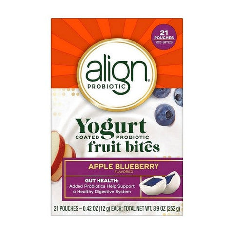 Prilosec Otc, Probiotic Yogurt Coated Fruit Bites Apple Blueberry, 21 Count Prilosec Otc