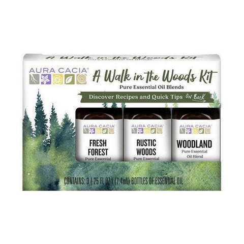 Aura Cacia, Walk In The Woods Kit, 0.25 Oz Aura Cacia