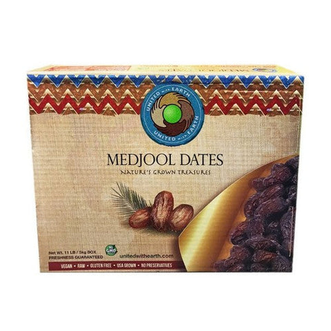 United with Earth, Medjool Dates Conventional, 11 Lbs United with Earth