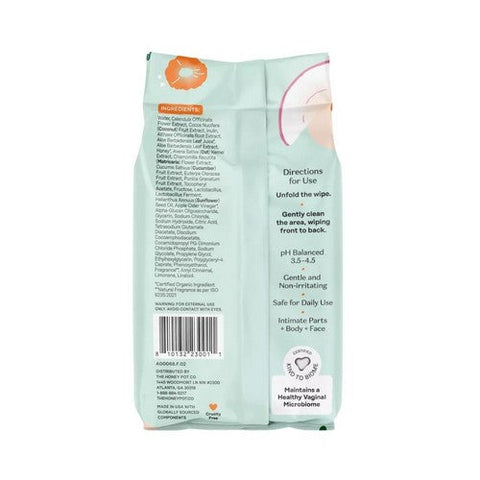 The Honey Pot, Feminine Wipes Prebiotic, 30 Count