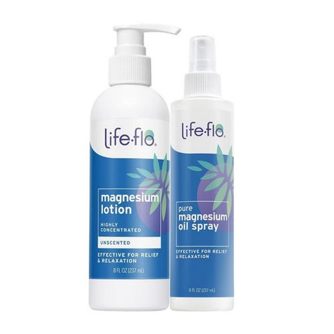 Life-Flo, Magnesium Oil Spray And Magnesium Lotion, 1 Pack Life-Flo
