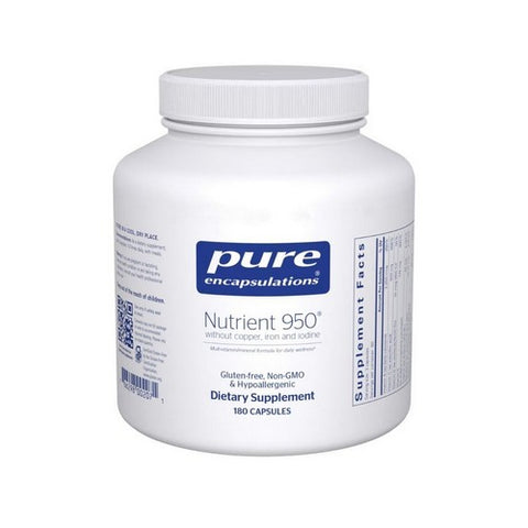Nutrient 950 Without Copper, Iron And Iodine 180 Caps by Pure Encapsulations
