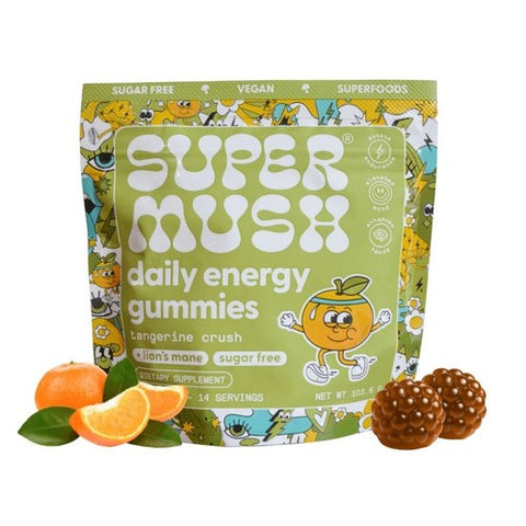 Daily Energy Mushroom Supplement 28 Gummies by SuperMush