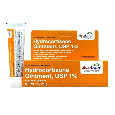 Hydrocortisone Ointment Usp 1% 1 Oz by Avedana