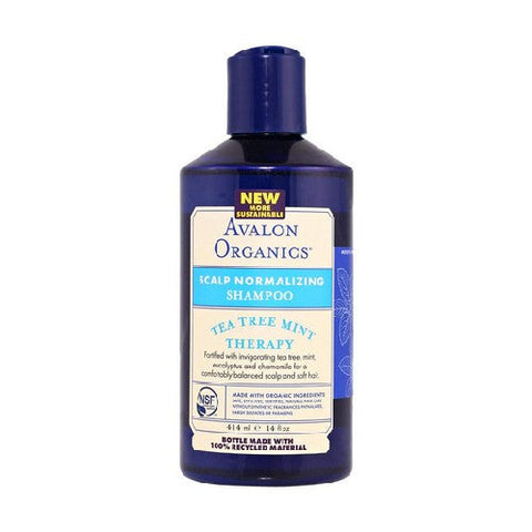 Avalon Organics, Scalp Normalizing Shampoo, Tea Tree Mint, 14 Oz Avalon Organics
