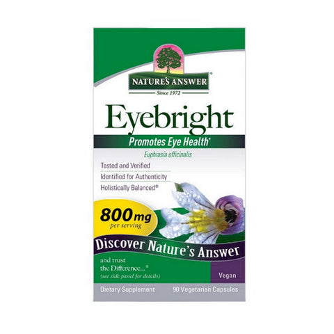 Nature's Answer, Eyebright Herb, 800 Mg, 90 Veg Caps Nature's Answer