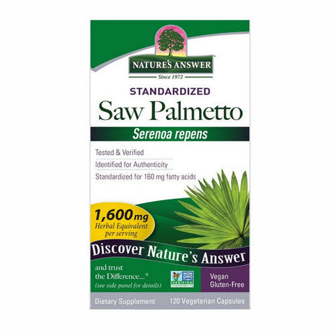 Nature's Answer, Saw Palmetto Berry Extract, 120 Veg Caps Nature's Answer