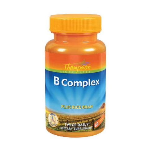 Thompson, Vitamin B Complex With Rice Bran, 60 Tablets Thompson